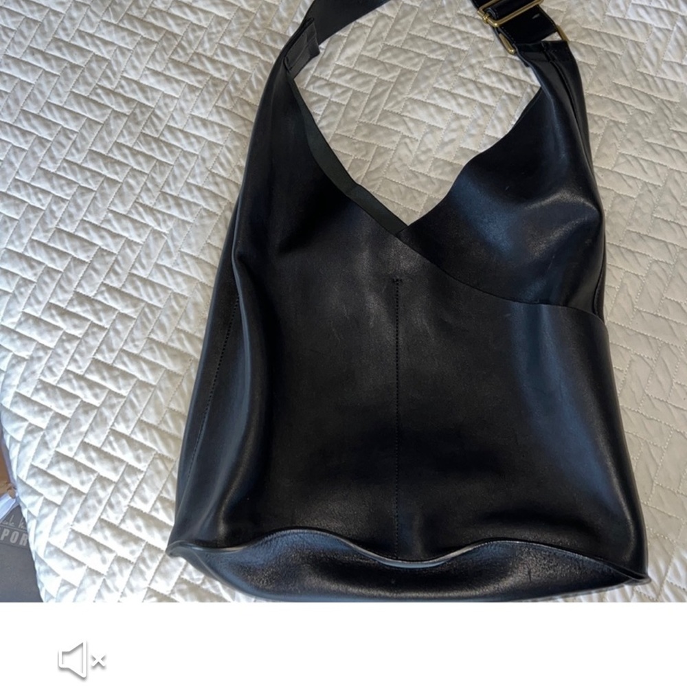 A.L.C. Black Leather Hobo Bag
